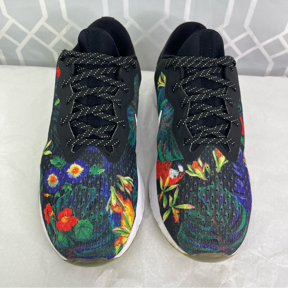 Nike Odyssey React Tropical Floral Black Running Shoes Men’s Size 11.5